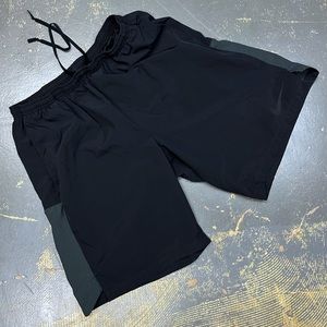 Nike Flex Challenger 9” Running Shorts AH8151-010 Black Grey Largw